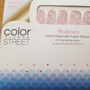 Color Street Dansk All Night Pedicure nail strips